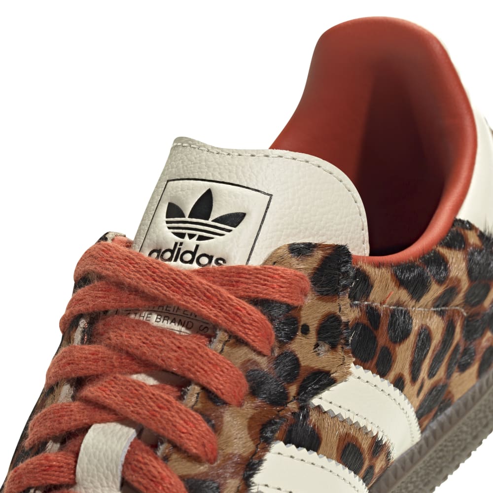 adidas Samba OG (Leopard) - Core Black / Preloved Red / Cream White