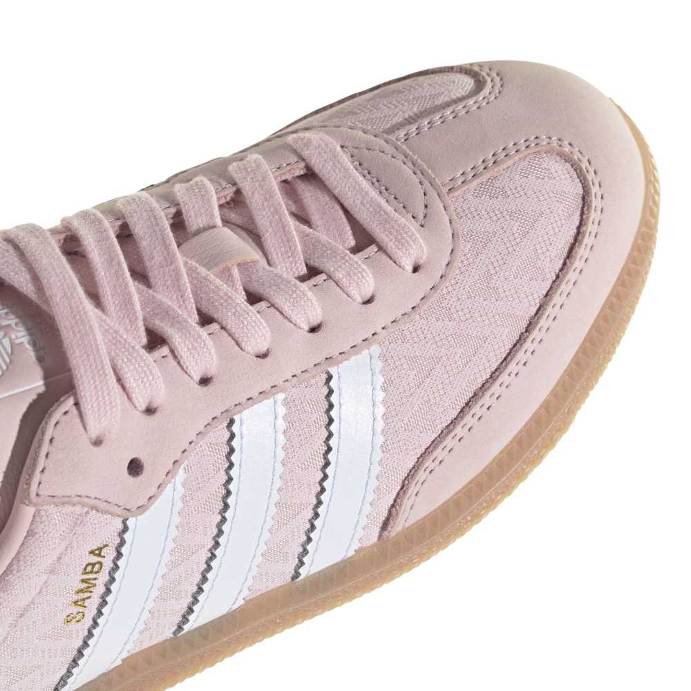 Adidas Womens Samba OG - Sandy Pink / Cloud White / Gold Metallic