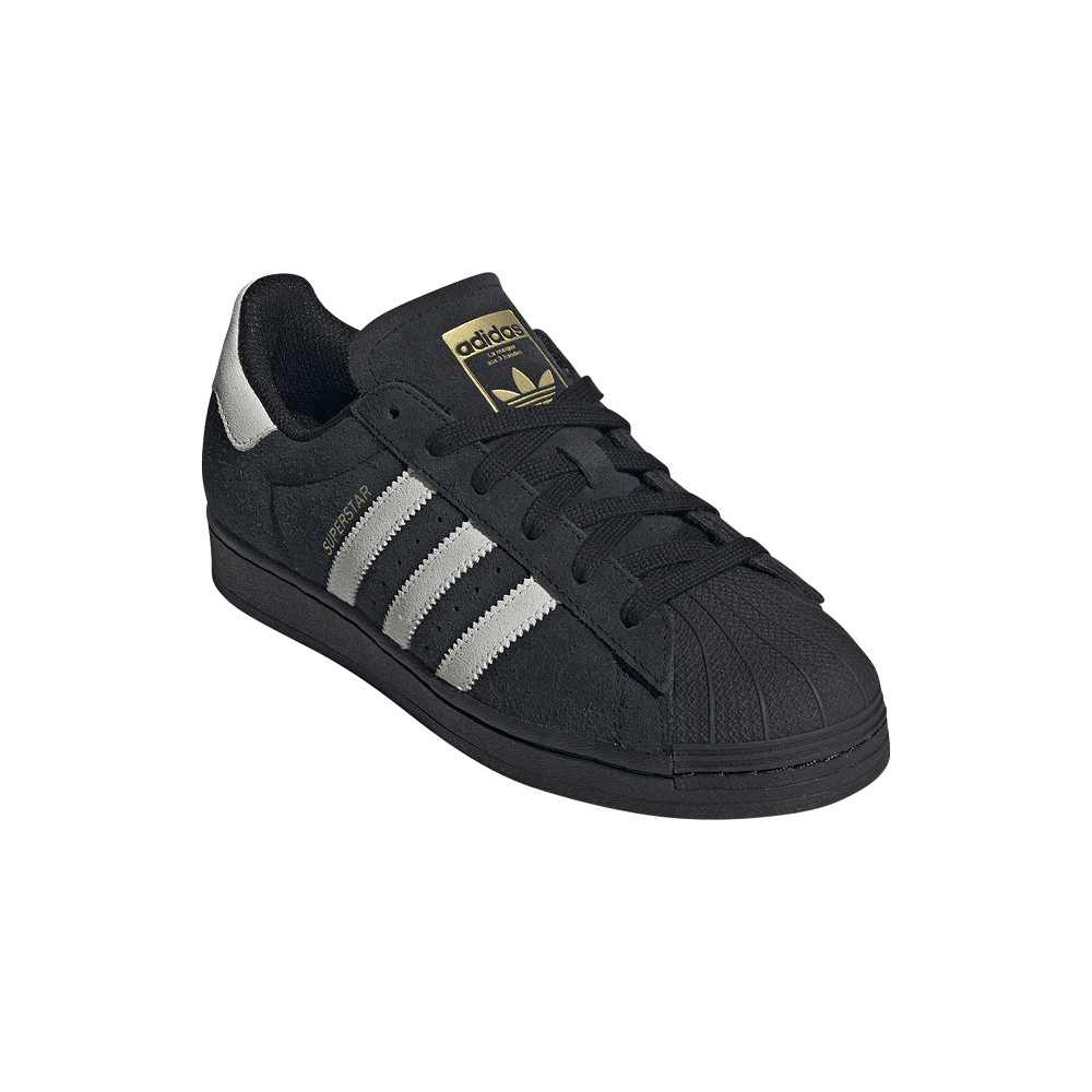 adidas Womens Superstar Suede - Black / White