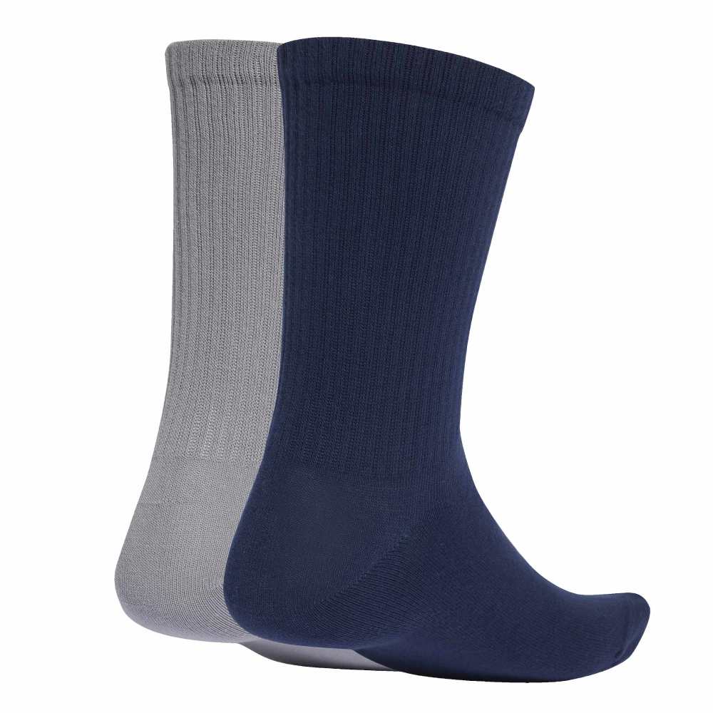 Adidas Everyday Icons Crew Socks 2 Pairs - Night Indigo / Grey