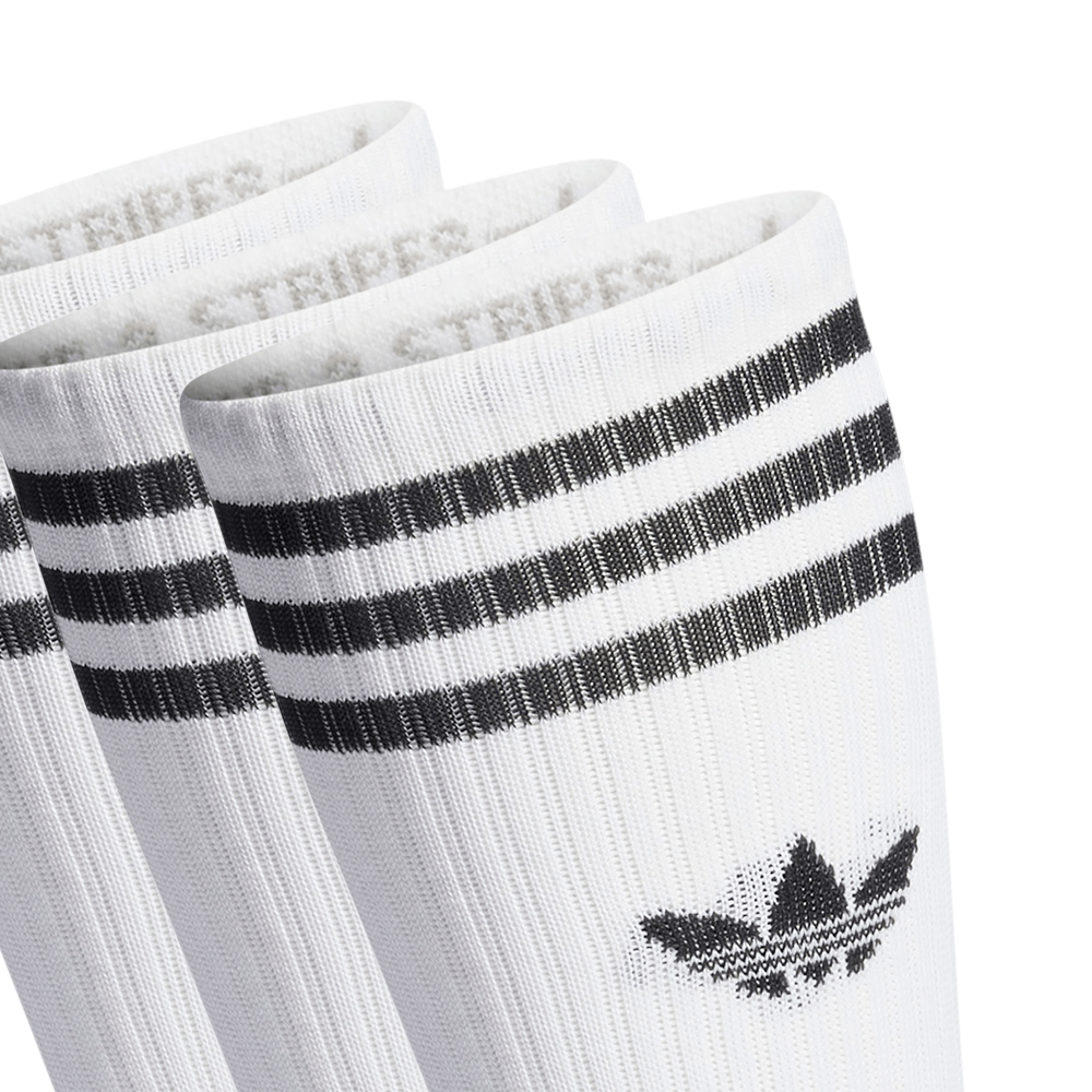 adidas High Crew Sock 3 Pack - White