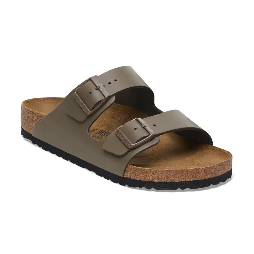 Birkenstock Arizona Smooth Grained Leather - Concrete Grey