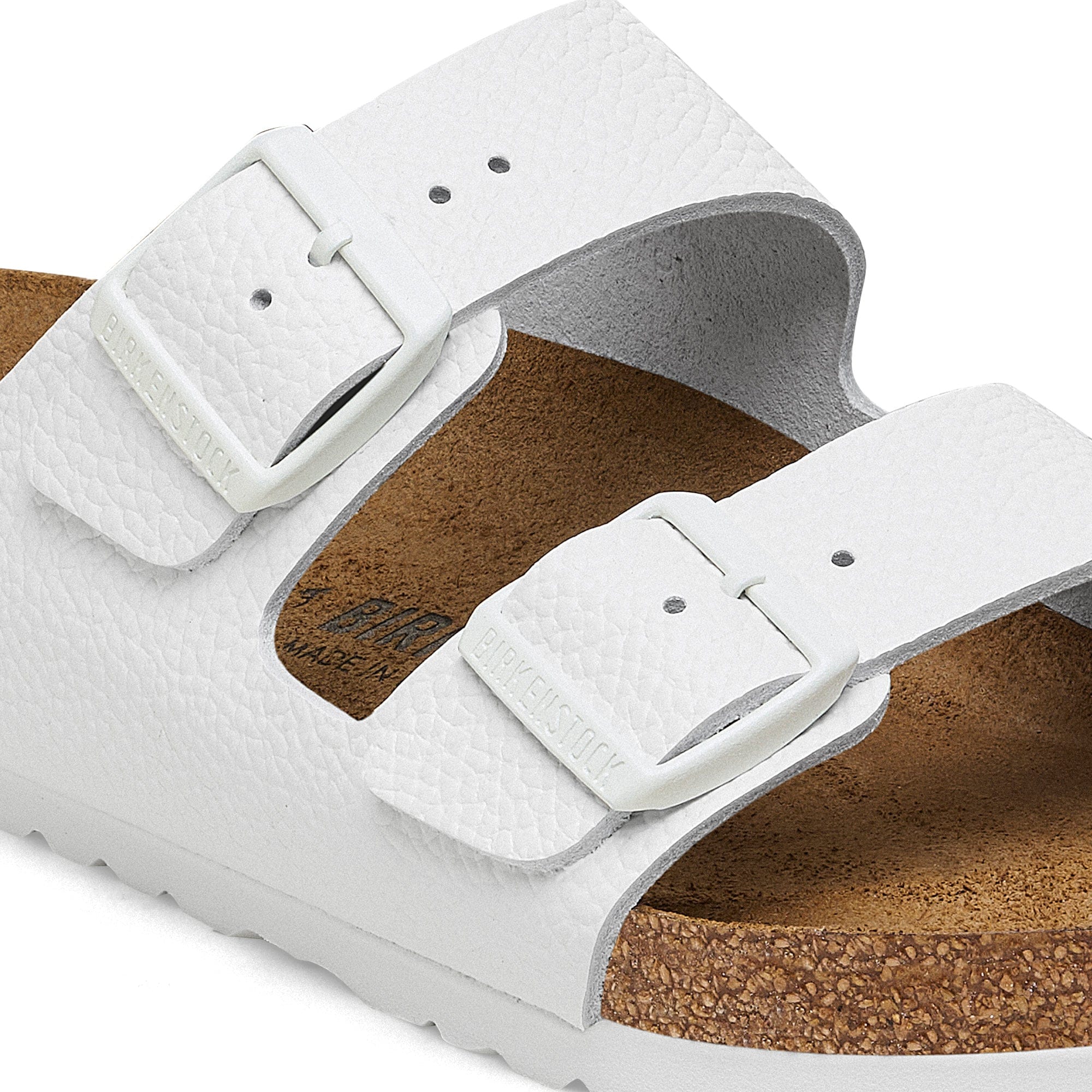 Birkenstock Arizona Smooth Grained Leather - White