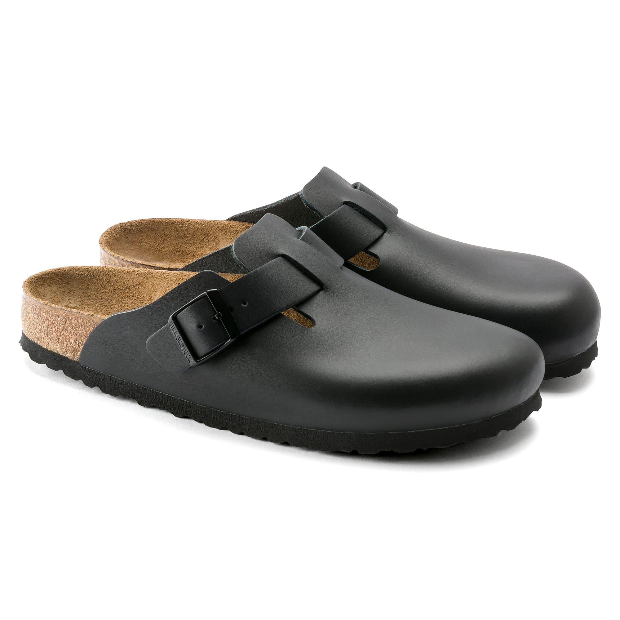 Birkenstock Boston Smooth Leather - Black