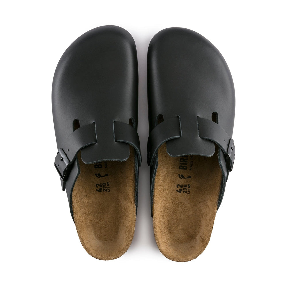 Birkenstock Boston Smooth Leather - Black