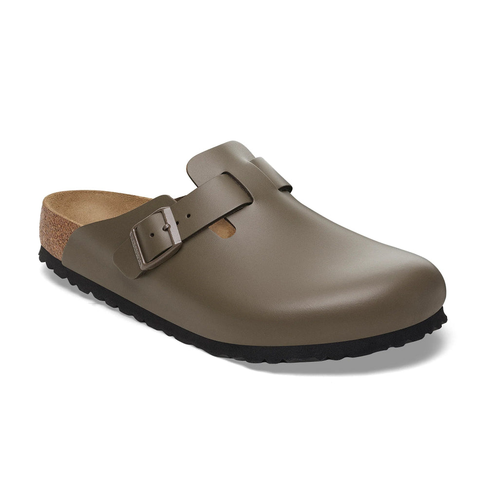 Birkenstock Boston Smooth Leather - Concrete Grey