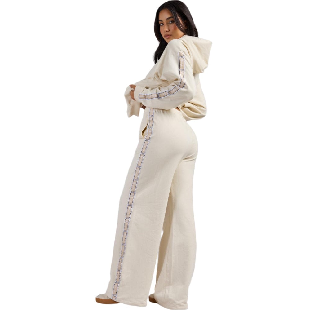 Champion Womens Lux Taping Wide Leg Pants - Natural