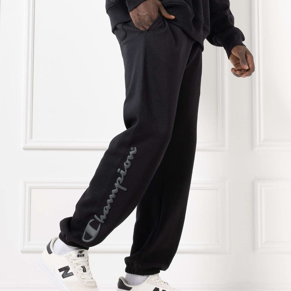 Champion Legacy Puff Script Pant - Black