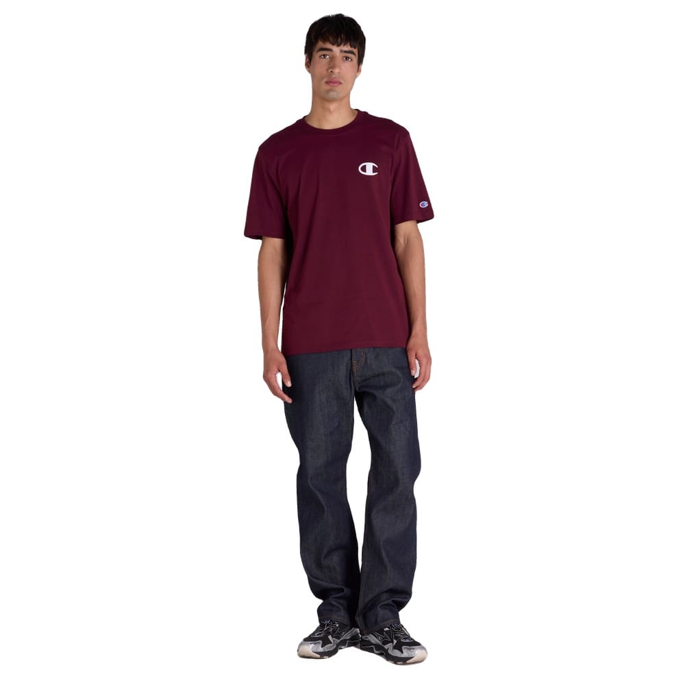 Champion Leg Puff Tee - Maroon