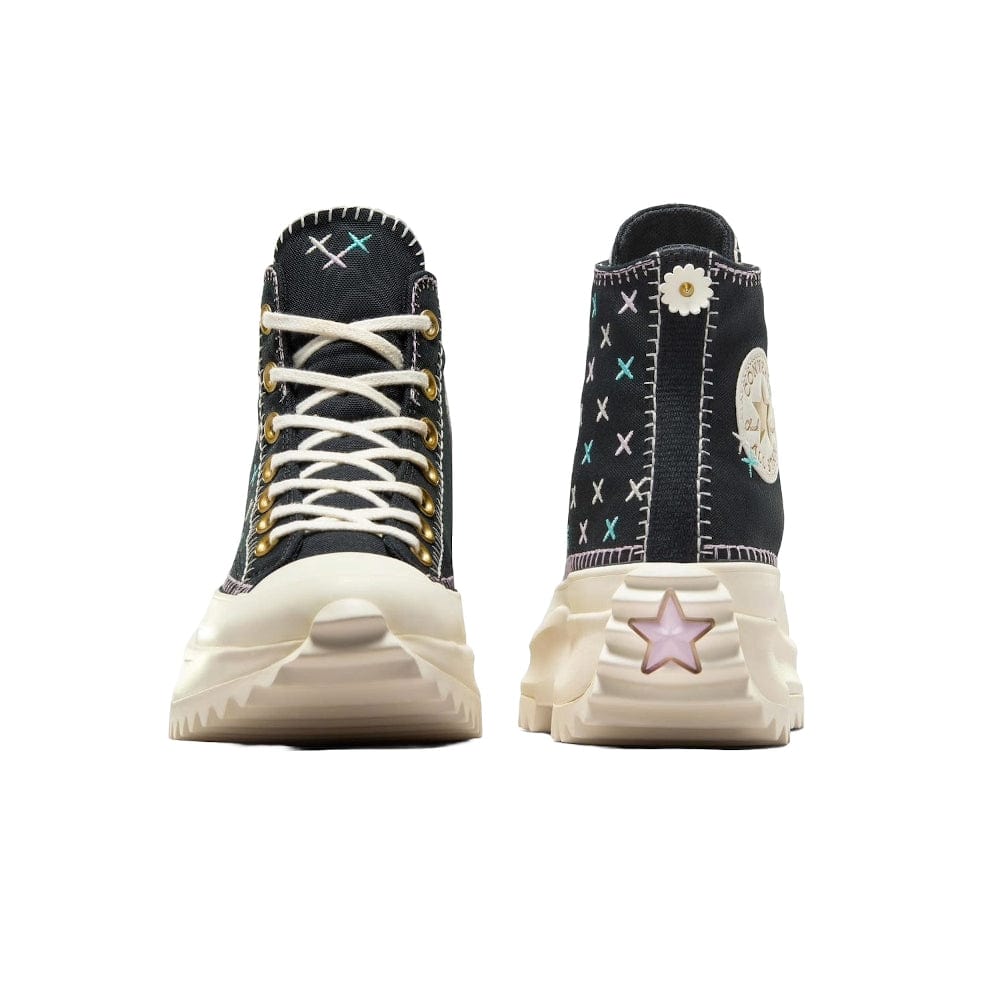 Converse Run Star Hike Crafted Stitching High Top - Black / Egret / Gold