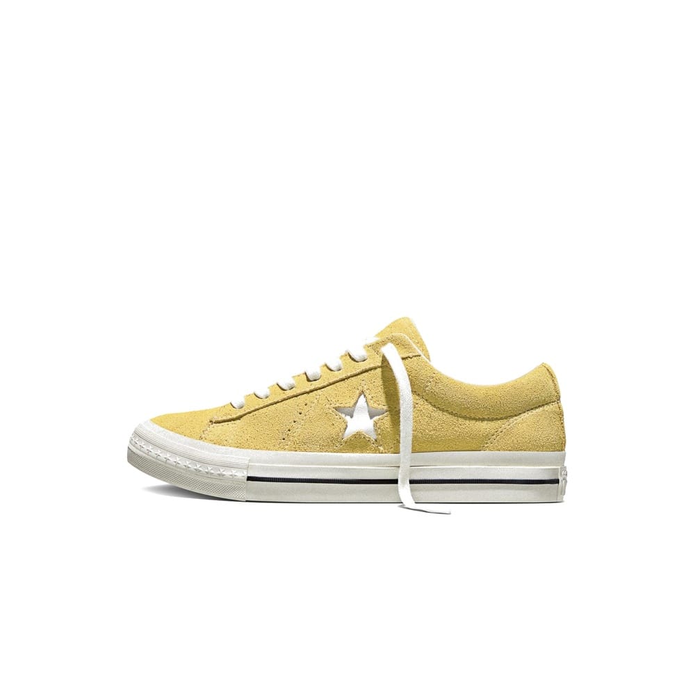 Unisex Converse One Star 95 Suede Low Top - Sunny Outlook / Vintage White / Black
