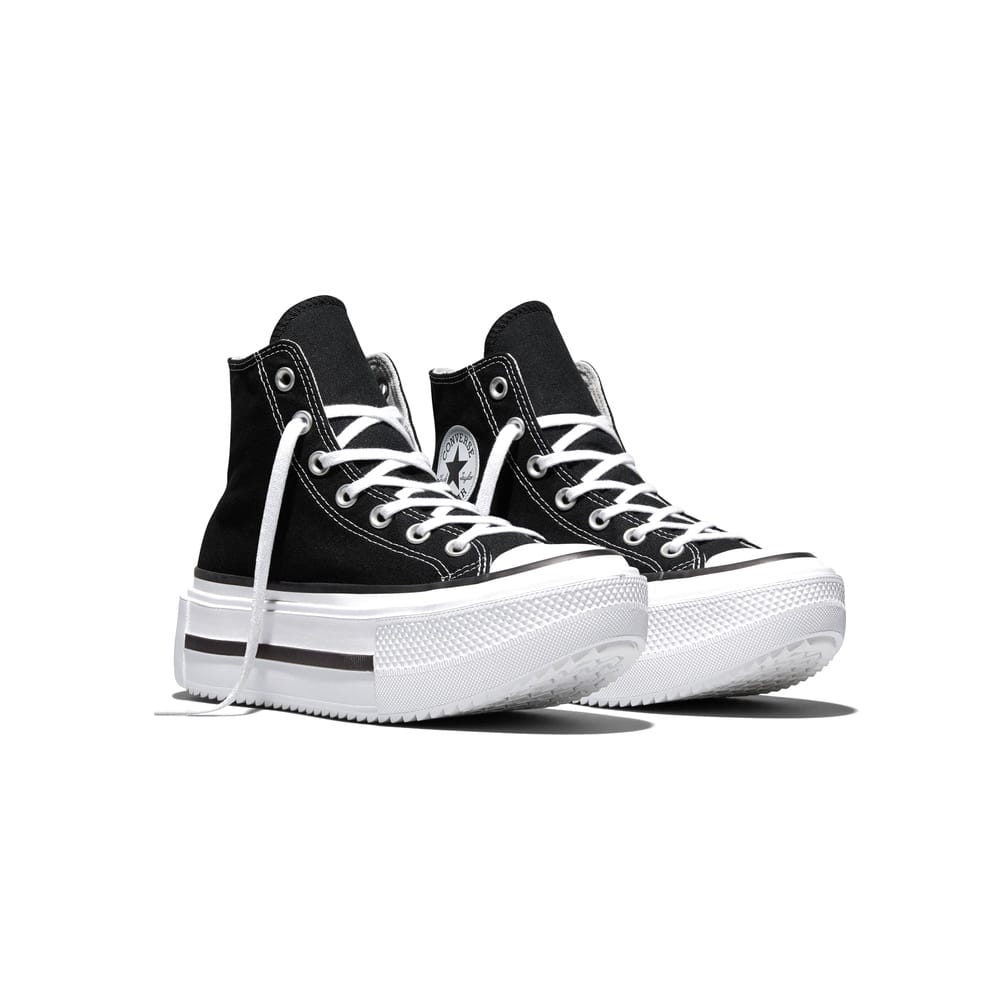 Converse Womens Chuck Taylor All Star Lift Double Stack High Top - Black / White