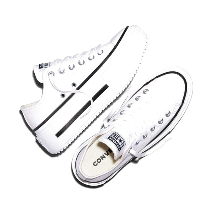 Converse Womens Chuck Taylor All Star Lift Double Stack Ox - Black / White