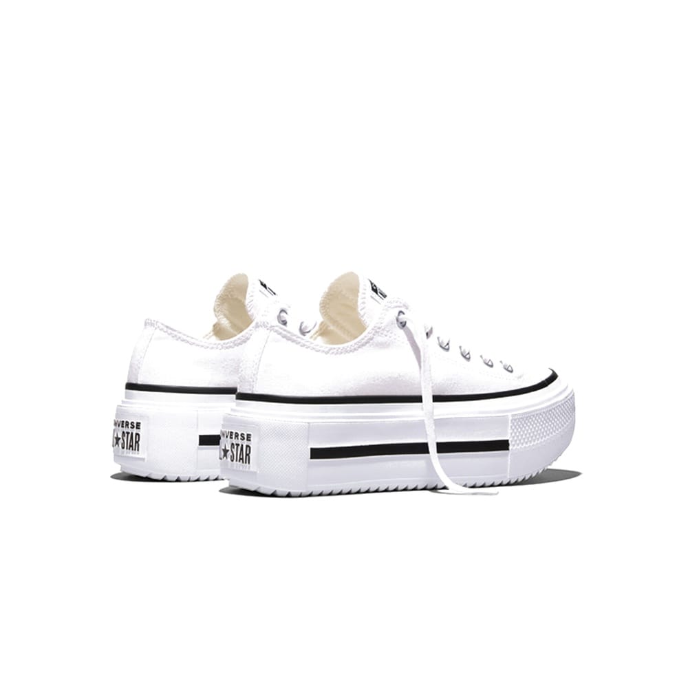 Converse Womens Chuck Taylor All Star Lift Double Stack Ox - Black / White