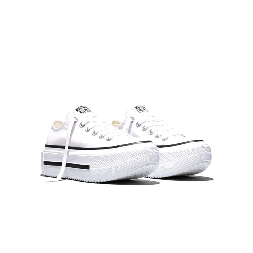 Converse Womens Chuck Taylor All Star Lift Double Stack Ox - Black / White