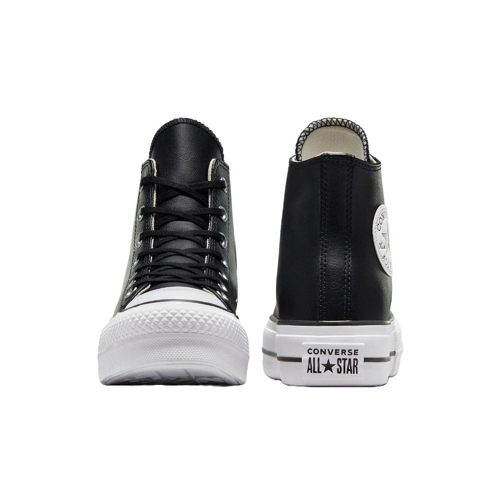 Converse Womens CT Lift Leather Hi - Black / White