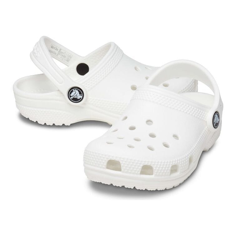 Crocs Kids Classic Clog - White