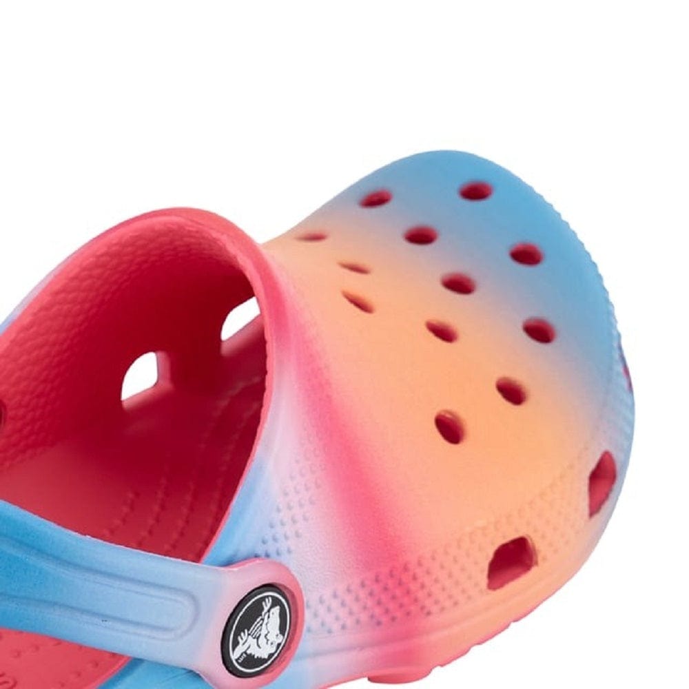 Crocs Kids Classic Colour Dip Clog - Hyper Pink / Multi