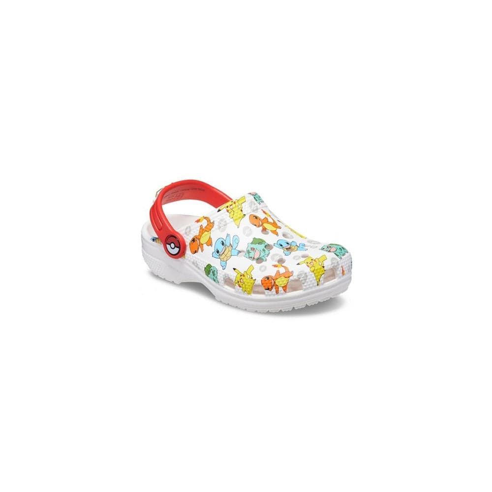 Crocs Kids Classic Pokemon Clog - White / Multi