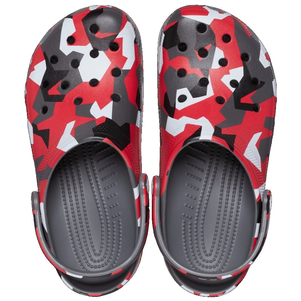 Crocs Classic Geo Camo Clog - Slate Grey / Multi
