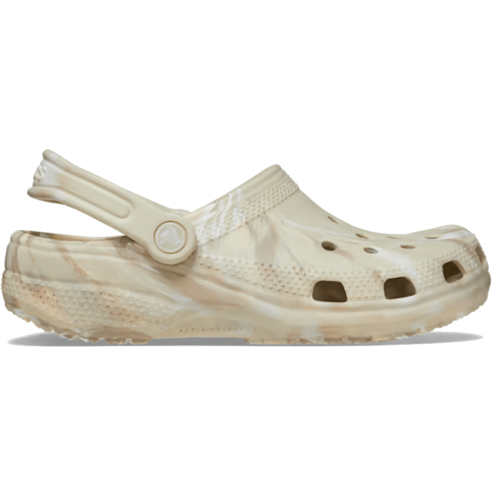 Crocs Classic Marbled Clog - Bone / Multi