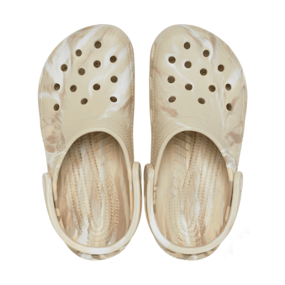 Crocs Classic Marbled Clog - Bone / Multi