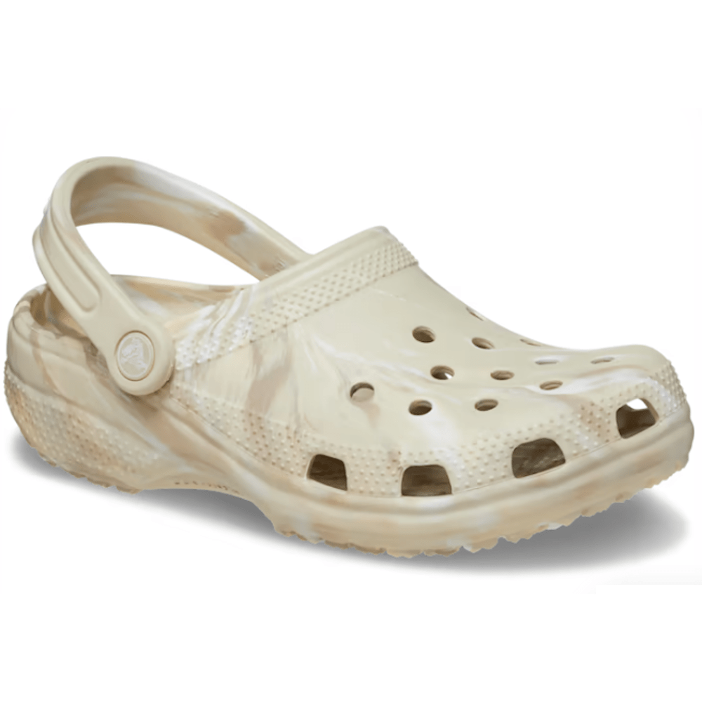 Crocs Classic Marbled Clog - Bone / Multi