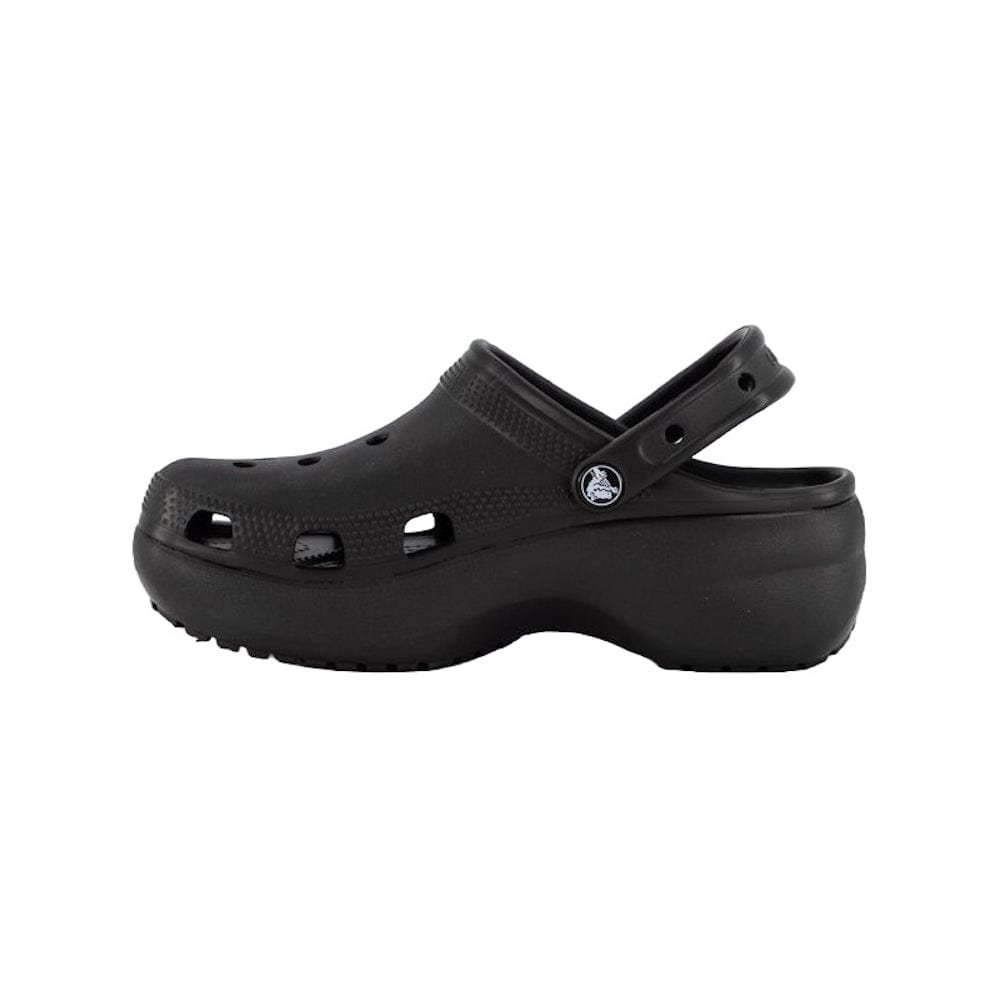 Crocs Womens Classic Platform Clog - Black