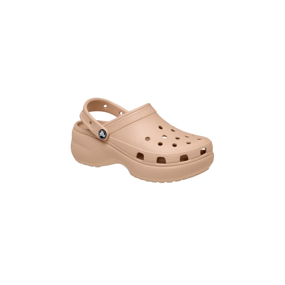 Crocs Womens Classic Platform Clog - Pink Caramel
