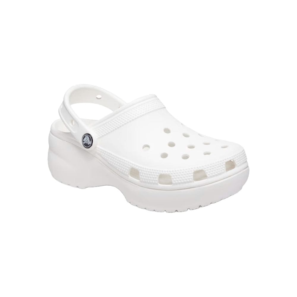 Crocs Womens Classic Platform Clog - White