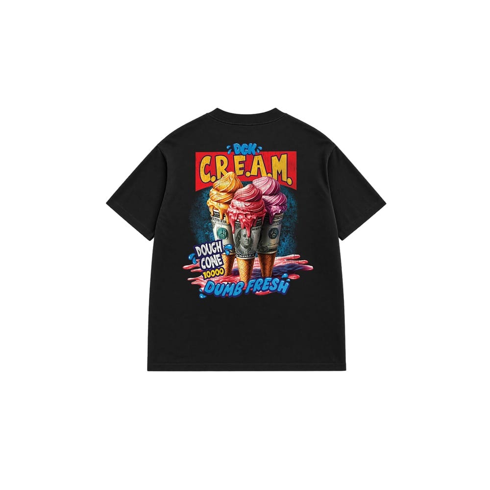 DGK Dough Cone Boxy T-Shirt - Black