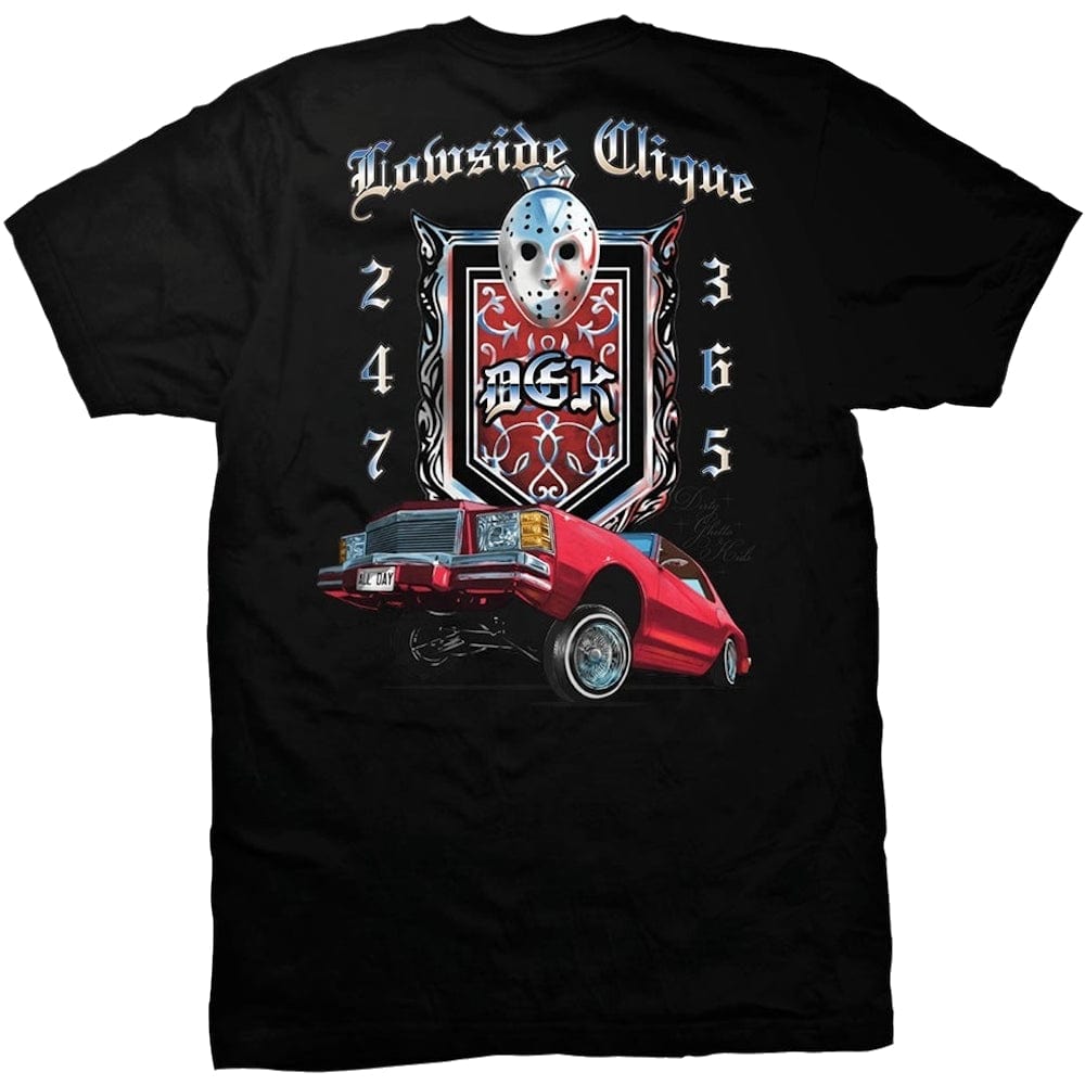 DGK Lo Side Clique Tee - Black