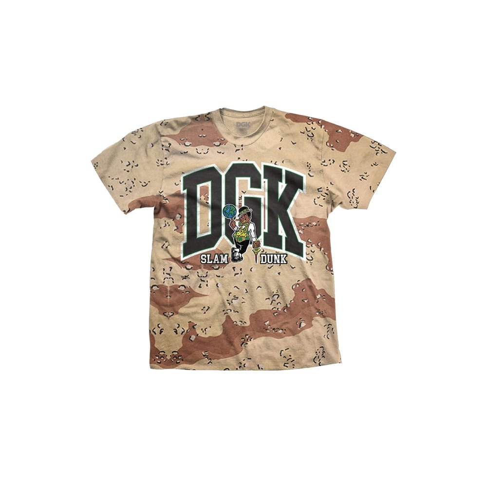 DGK Slam Dunk Boxy T-Shirt - Desert Camo