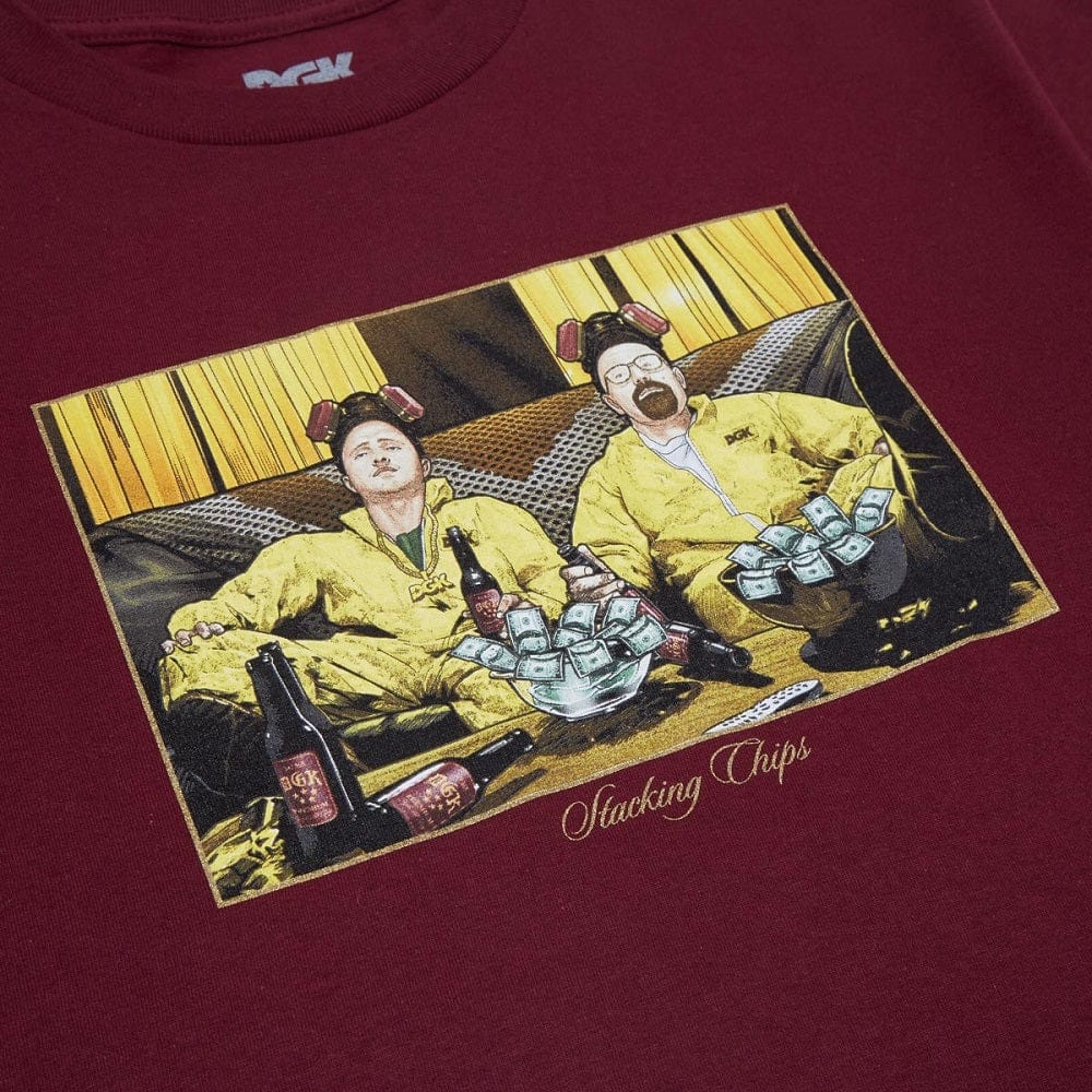 DGK Workload Tee - Burgundy