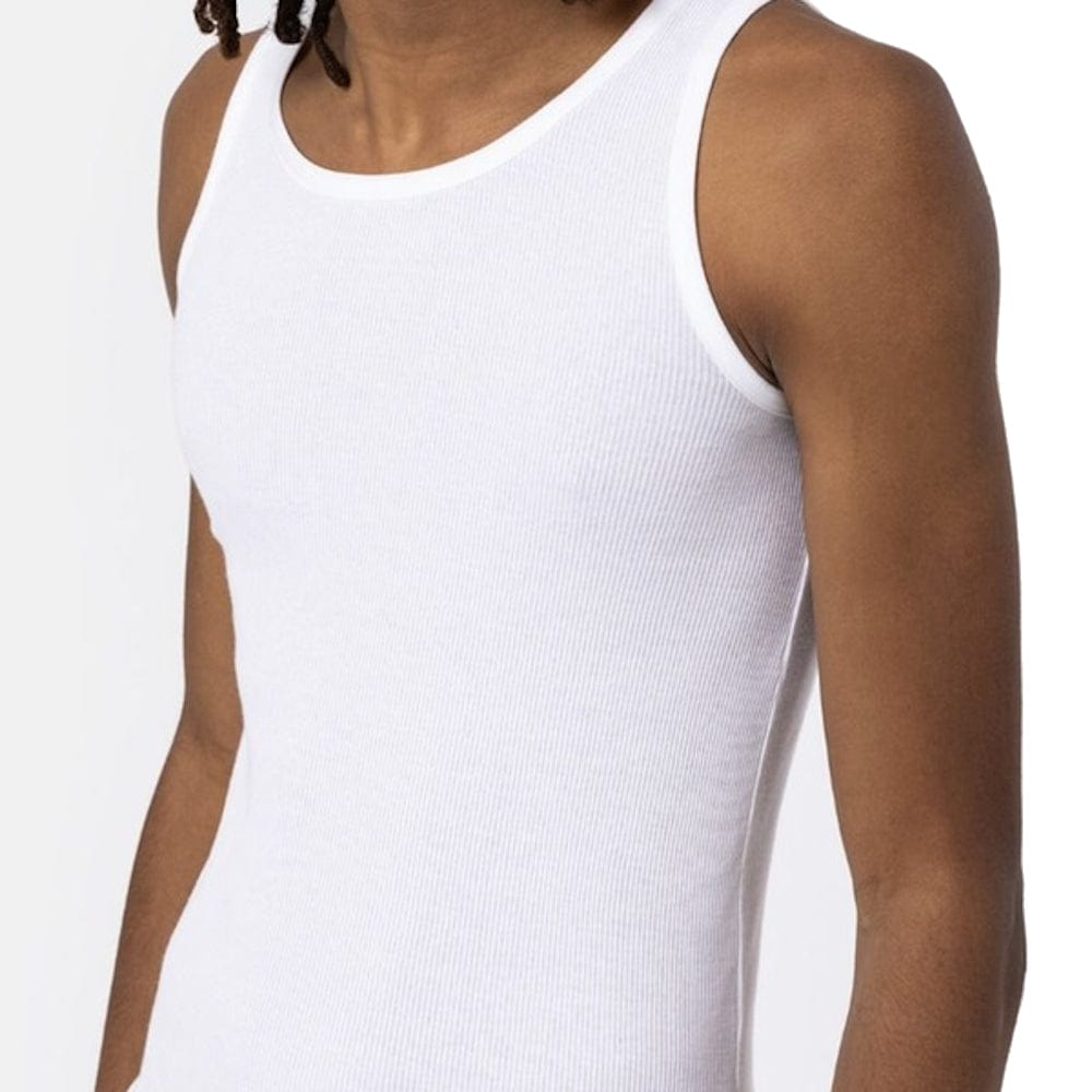 Dickies Basic Classic Rib Singlet - White
