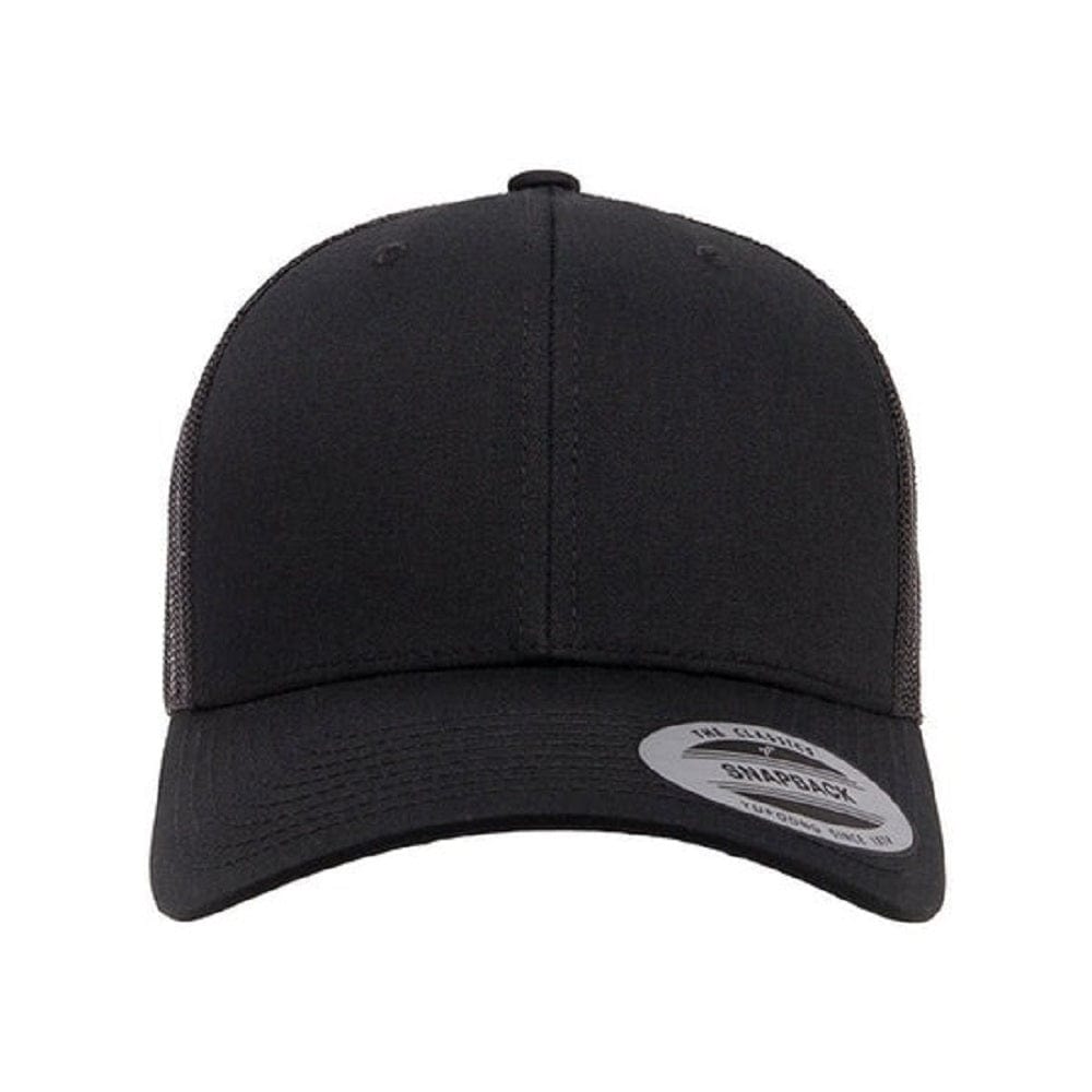 Flexfit Jumbo Retro Trucker Snapback - Black