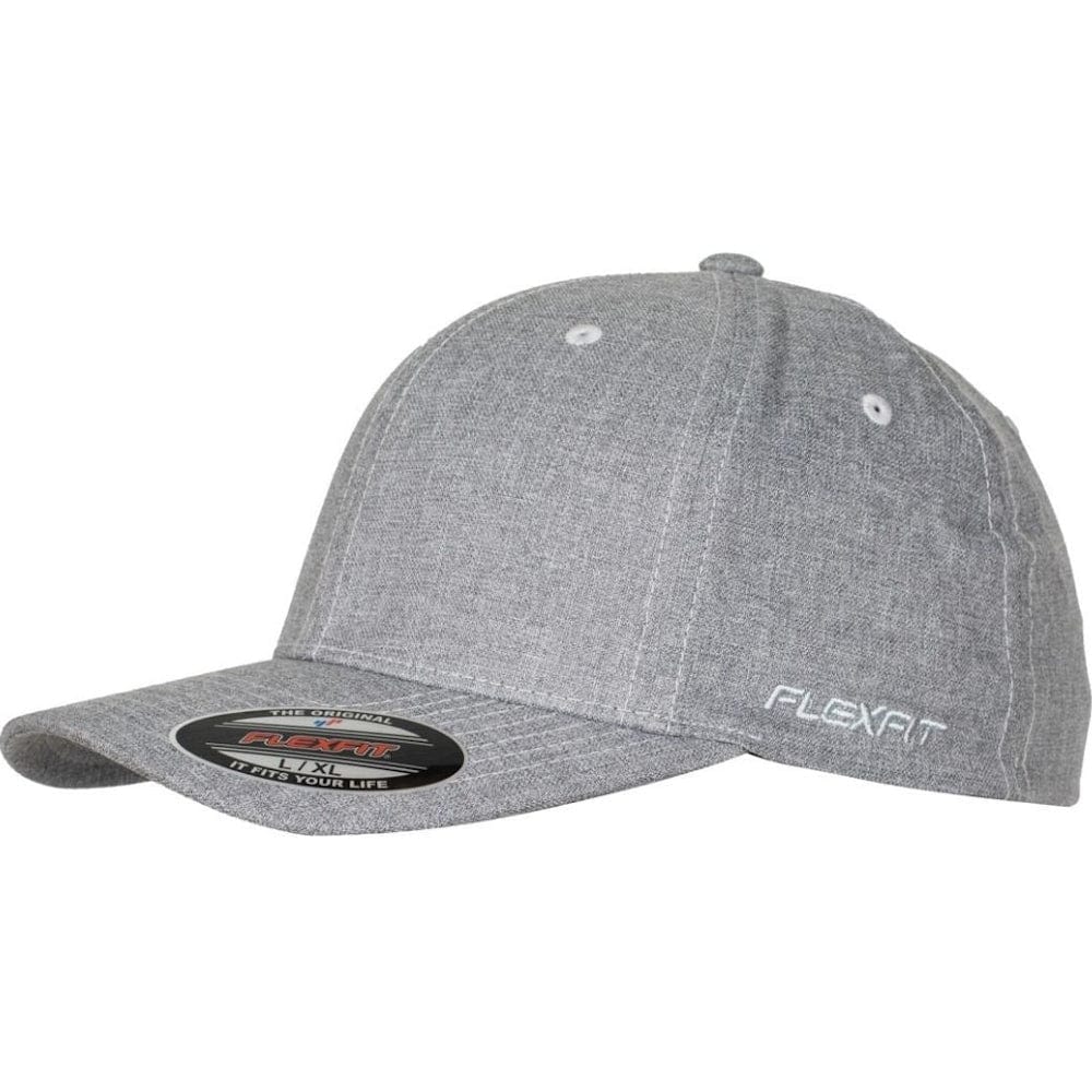 Flexfit Worn By The World Fitted Cap - Heather Grey