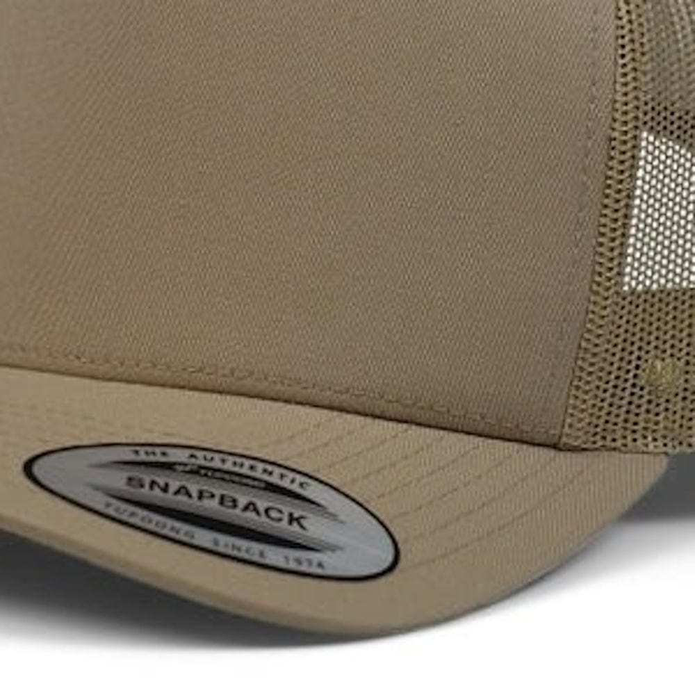 Flexfit A Frame Trucker Snapback - Khaki