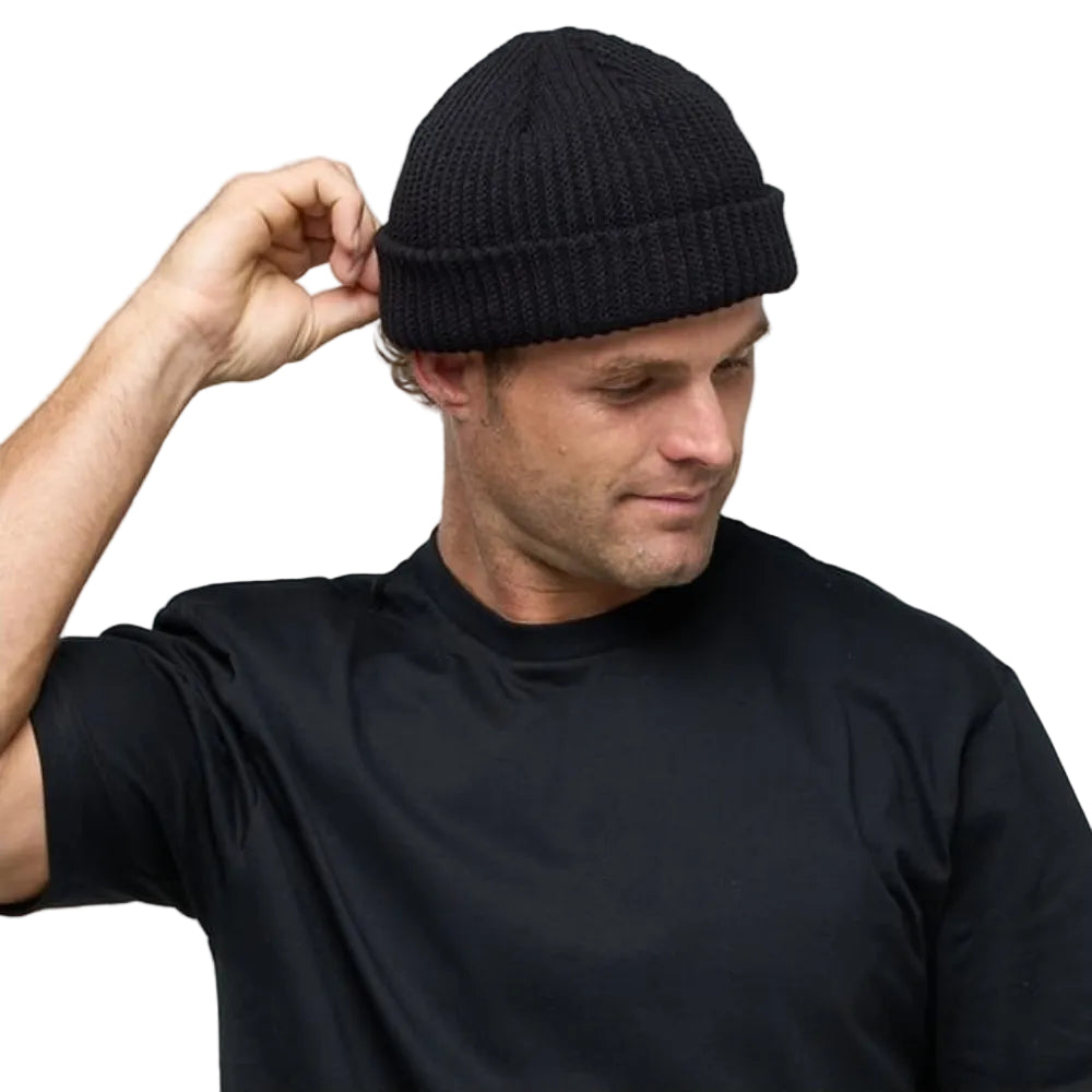Flexfit Fisherman's Beanie - Black