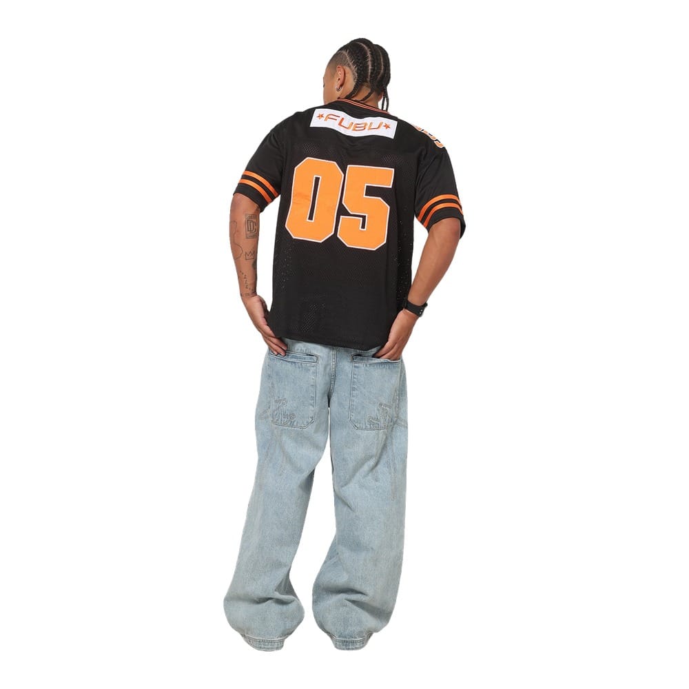 Fubu Chicago City Jersey - Black / Orange