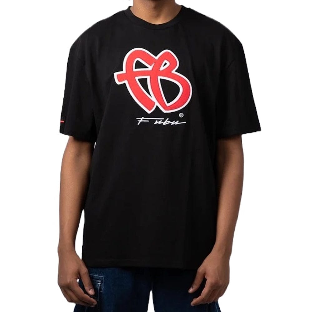 Fubu FB OG Basic Tee - Black / Red / White