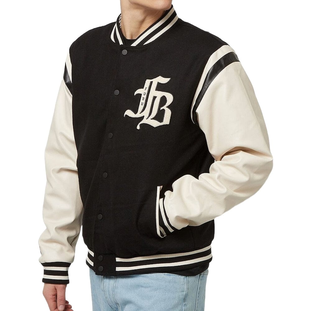 Fubu Old English College Jacket - Black / Off White