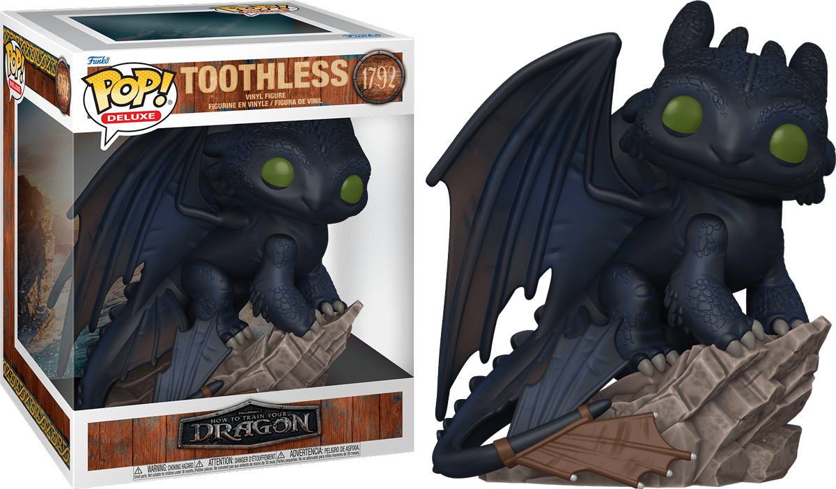 Funko How to Train Your Dragon (2025) - Toothless Deluxe Pop! Vinyl #1792