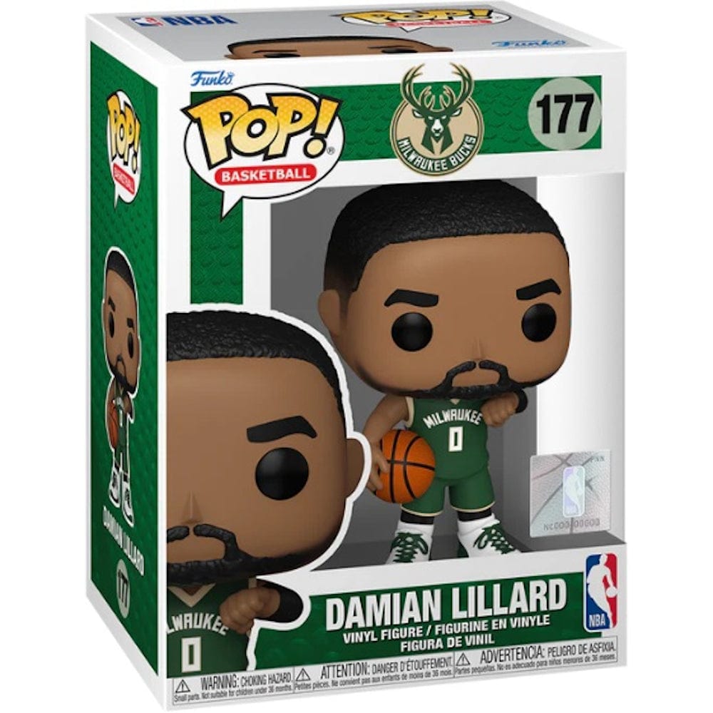 Funko NBA Bucks Damian Lillard Pop! Vinyl #177