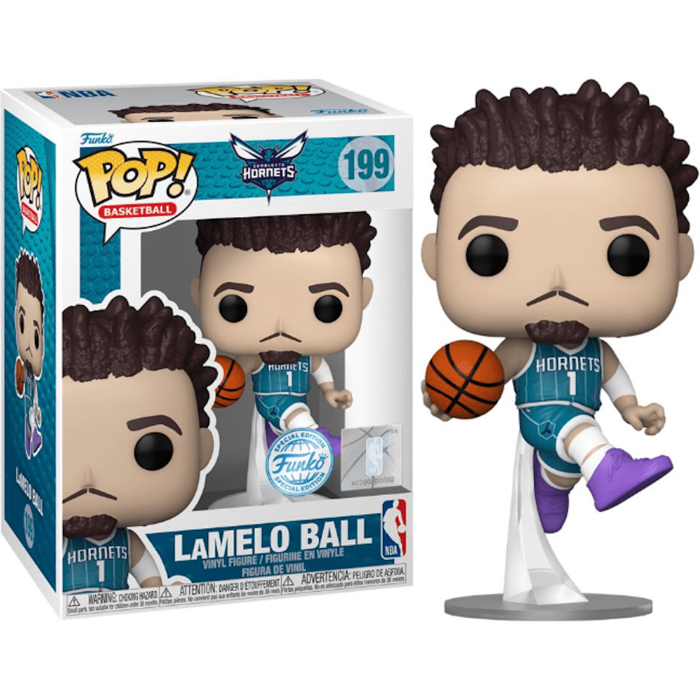 Funko NBA Hornets LaMelo Ball (Icon Edition) Pop! Vinyl #199