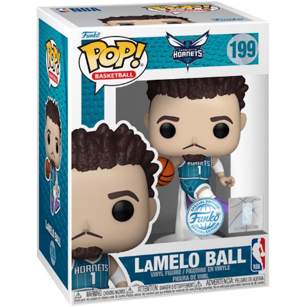 Funko NBA Hornets LaMelo Ball (Icon Edition) Pop! Vinyl #199