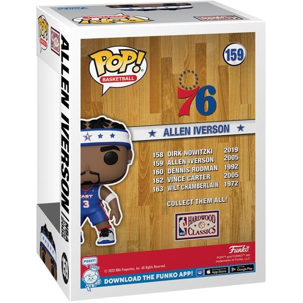 Funko NBA Legends All Star 2005 Allen Iverson Pop! Vinyl #159
