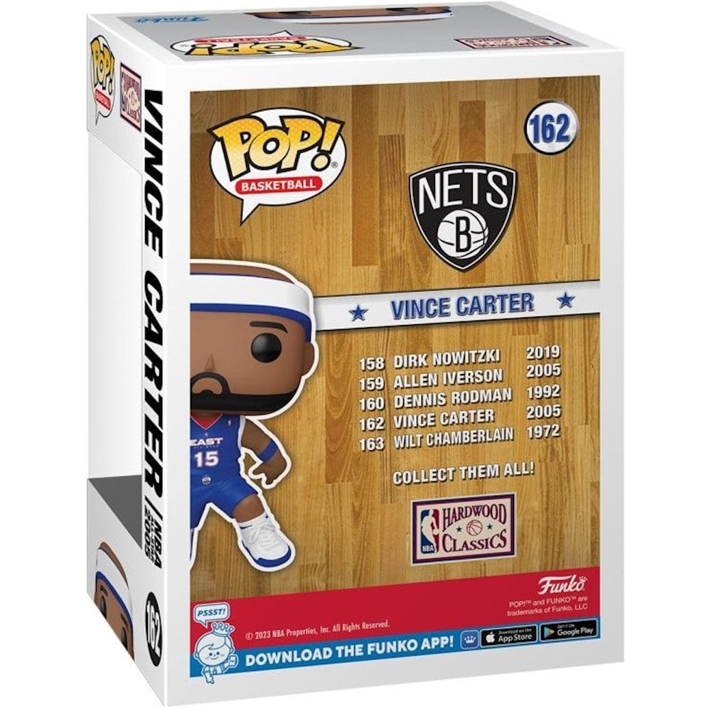 Funko NBA Legends All Star 2005 Vince Carter Pop! Vinyl #162