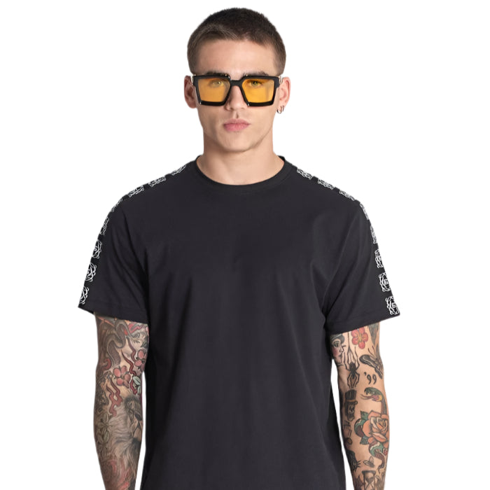 Gianni Kavanagh Nouveau Tape Tee - Black
