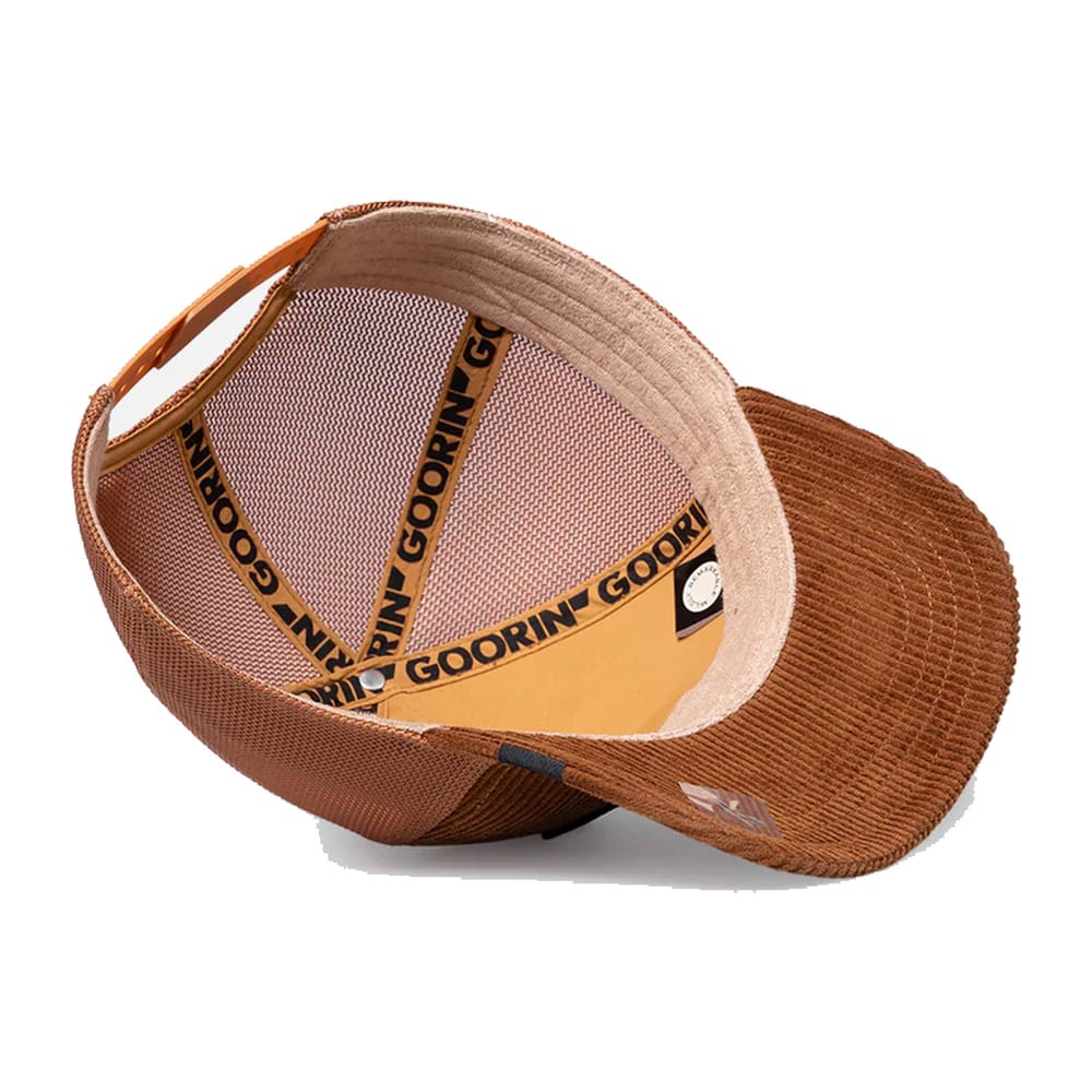 Goorin Bros Dapper Rebel Corduroy Trucker Snapback - Heat